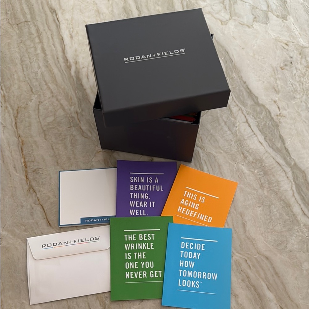 Rodan + Fields Stationery Set with Storage Box